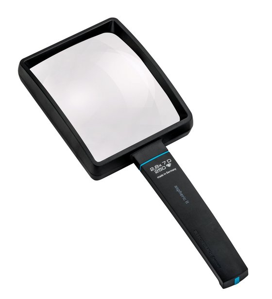 ブラックルーペ, 75x100mm 2.8x